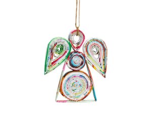 Acacia Creations - Recycled Paper Angel Ornament