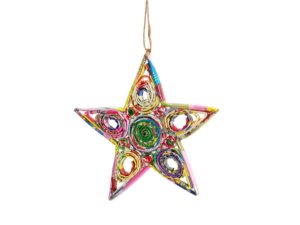 Acacia Creations - Recycled Paper Star Ornament