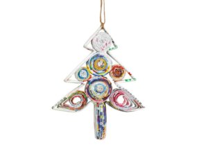 Acacia Creations - Recycled Paper Christmas Tree Ornament