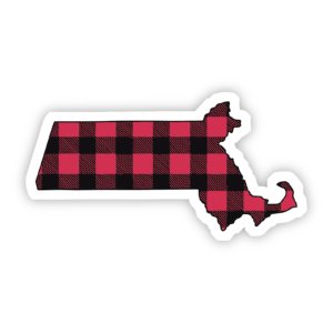 Big Moods - Massachusetts Flannel Sticker