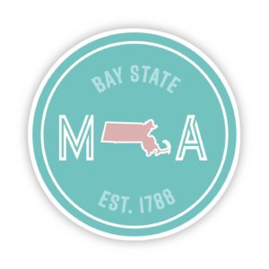 Big Moods - Bay State Massachusetts Sticker