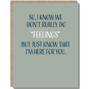 Modern Wit - Thinking of You Card - Sympathy Card - Encouragement Card