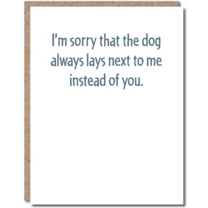 Modern Wit - Love You Card, Anniversary Card, Dog Card, Just Because Card