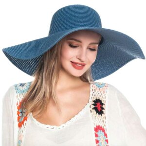 Madeline Love - Solid Floppy Straw Sun Hat