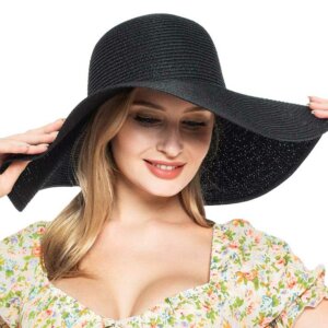 Madeline Love - Solid Floppy Straw Sun Hat