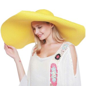 Madeline Love - Fashionable Solid Straw Sun Hat