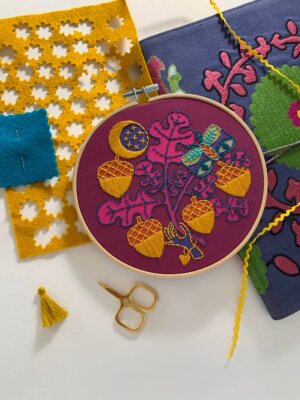 Rikrack - Acorns Embroidery Kit