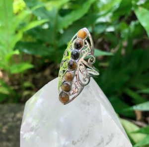 Moon Child - Tiger's Eye Bohemian Style Gemstone Ring