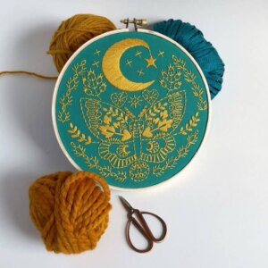 Rikrack - Lunar Moth Embroidery Kit