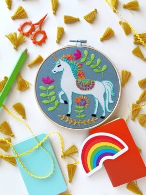 Rikrack - Unicorn Embroidery Kit
