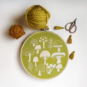 Rikrack - Mushrooms Embroidery Kit