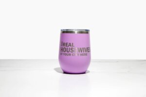 Calm Down Caren - Real Housewives of YOUR CUSTOM CITY Polar Camel Wine Tumbler