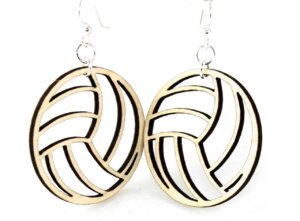 Green Tree Jewelry - Volleyball Earrings