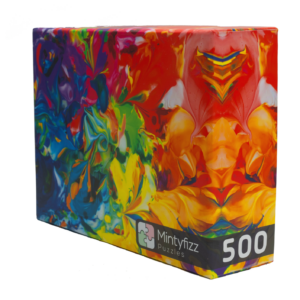 Mintyfizz Puzzles - 500 Piece Puzzle - Melded Blooms