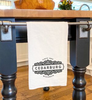 Indigo Tangerine - Ornamental City/State - Cotton Tea Towel