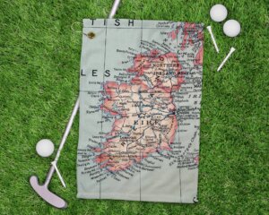 Daisy Mae Designs - Ireland Map Golf Towel