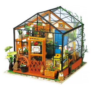 Hands Craft - DG104, DIY Miniature Dollhouse Kit: Cathy's Flower House