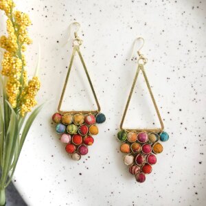 WorldFinds - Kantha Reflective Chandeliers