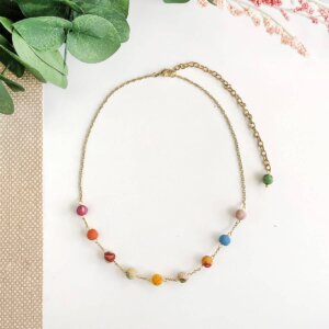 WorldFinds - Kantha Cleo Necklace