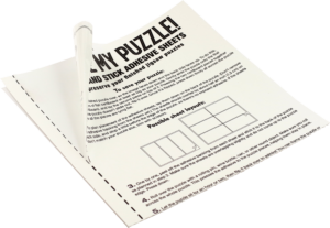 Peter Pauper Press - Save My Puzzle! Peel an Stick Adhesive Sheets