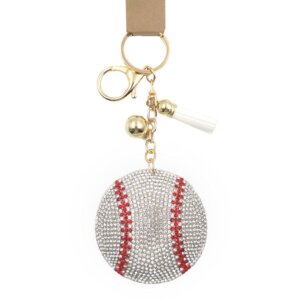 Madeline Love - Bling Baseball Tassel Keychain