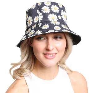 Madeline Love - Daisy Flower Reversible Bucket Hat
