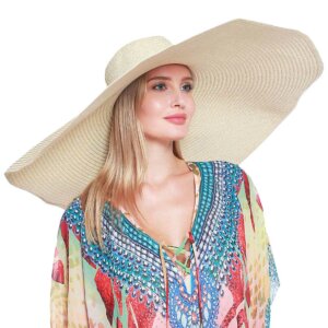Madeline Love - Fashionable Solid Straw Sun Hat