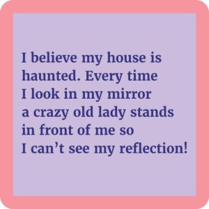 Drinks on Me - Haunted house coaster