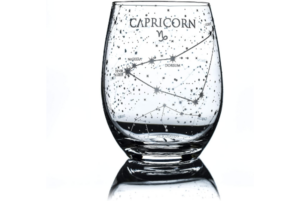 Greenline Goods - Capricorn Astrology Stemless Wine Glasses