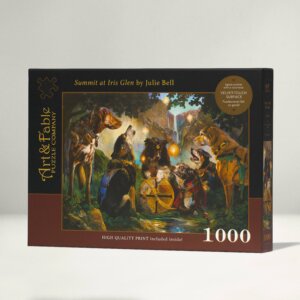 Art & Fable Puzzle Company, LLC - Summit at Iris Glen, 1000-pc Velvet-Touch Puzzle