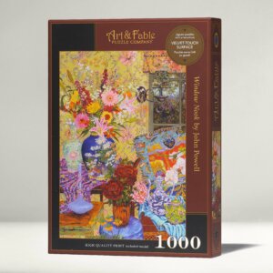 Art & Fable Puzzle Company, LLC - Window Nook, 1000-pc Velvet-Touch Jigsaw Puzzle