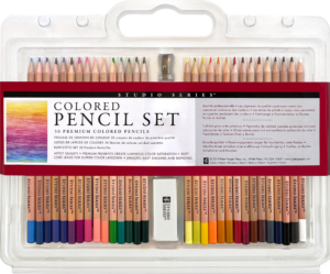 Peter Pauper Press - Studio Series Colored Pencil Set (Set of 30)
