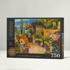 Art & Fable Puzzle Company, LLC - Lake Como Breeze; 750-pc Velvet-Touch Jigsaw Puzzle