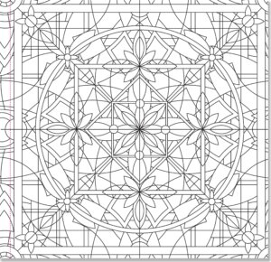 Peter Pauper Press - Kaleidoscope Designs Artist's Coloring Book