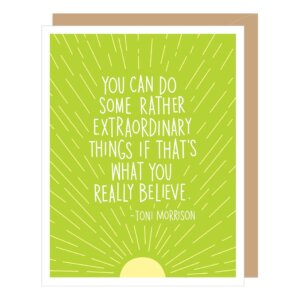 Apartment 2 Cards - Toni Morrison Quote Graduation Card
