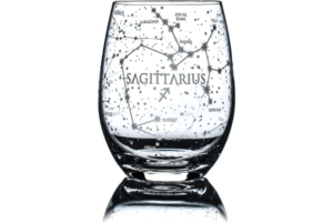 Greenline Goods - Sagittarius Etched Wine Glass