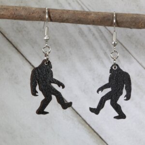 Cates Concepts - Bigfoot Wooden Dangle Earrings