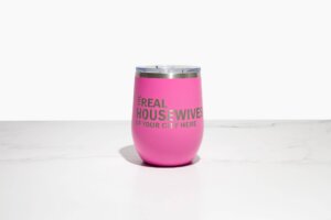 Calm Down Caren - Real Housewives of YOUR CUSTOM CITY Polar Camel Wine Tumbler
