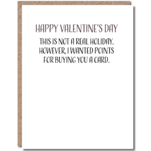 Modern Wit - Valentines Day Card • Funny Valentines Day Cards • LV005