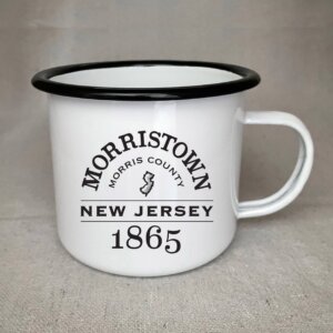 B.Berish - 18oz Enamel Camper Mug Custom Print The Big Arch