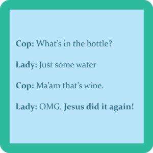 Drinks on Me - Jesus