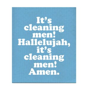 Boldfaced Goods - Hallelujah! It's Cleaning Men! Dishcloth