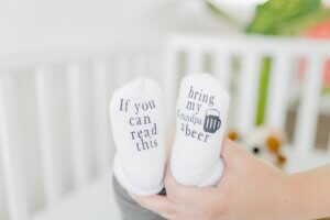 Dorothy’s Reason - If you can Read this Bring my Grandpa a Beer Baby Socks