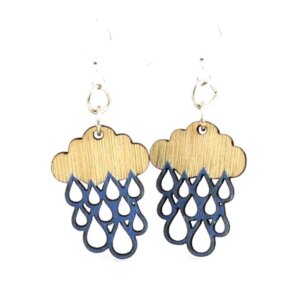 Green Tree Jewelry - Rain Cloud Blossoms Earrings