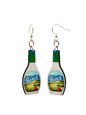 Green Tree Jewelry - Ranch Dressing Earrings #1748