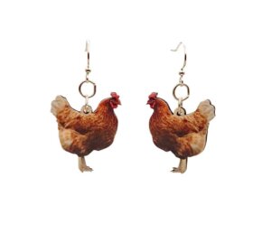 Green Tree Jewelry - Chicken Earrings