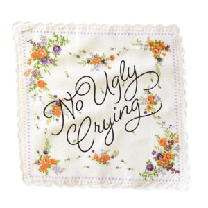 Boldfaced Goods - No Ugly Crying Handkerchief - Old patterns - Clearance