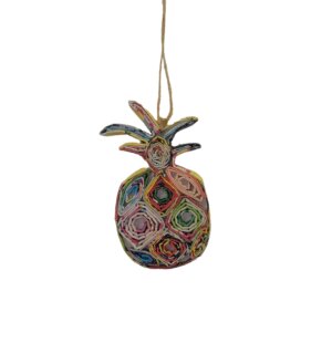 The Upcycled Paper Company - Pineapple Ornament - Recycled Paper