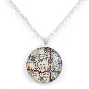 Chart Metalworks - Silver Medium (1¼") Necklace