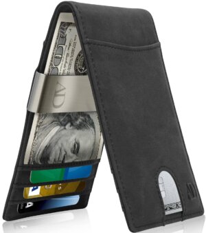 Access Denied Accessories - Vegan Leather Slim Money Clip Wallet